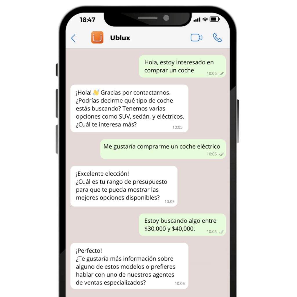 Whatsapp bot, chatbot